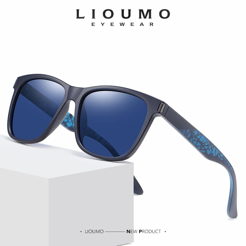 LIOUMO Classic Square Sunglasses Polarized Men Retro Anti-Glare Driving Eyewear For Women 2020 UV400 lentes de sol hombre