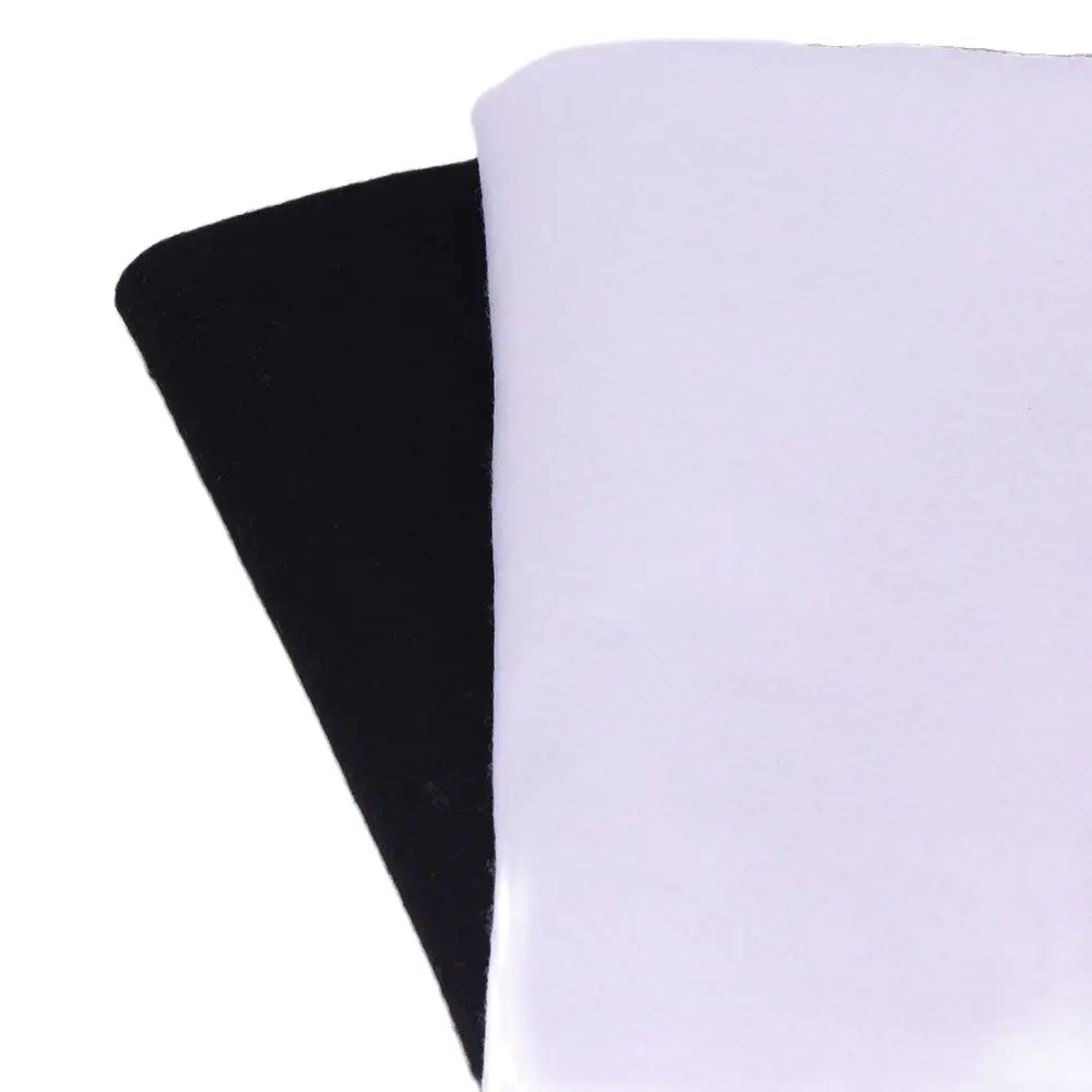 White Black Soft Felt,Felt Craft, Polyester NonWoven Felt Cloth,Decoration Material ,For Scrapbooking,Sewing Toys