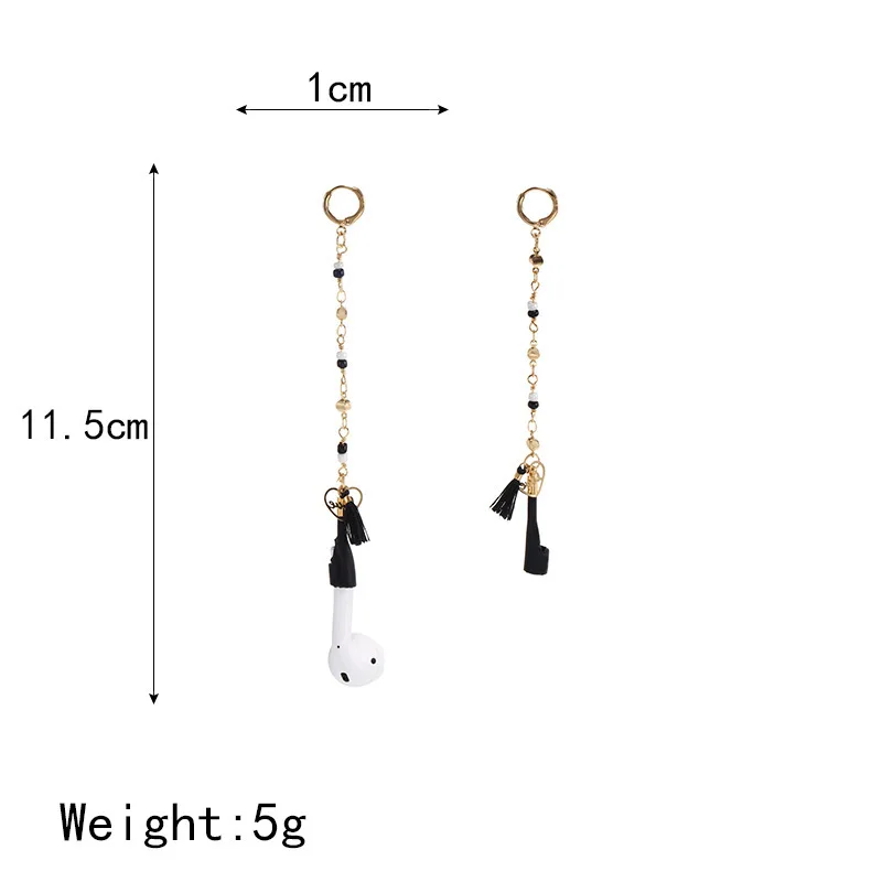 2020 New Fashion Stars Earrings Anti-Lost Earring Strap Wirreless Earphone Holder for Airpods Earbuds Accessories Connector