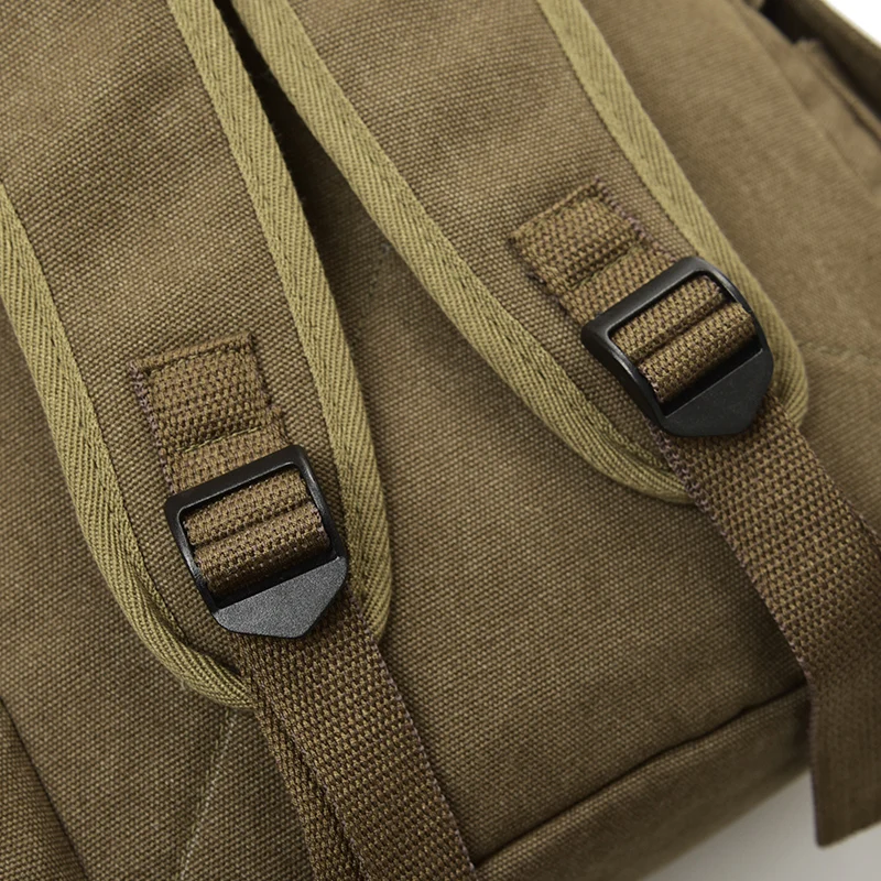 Neue Hohe Qualität Leinwand Männer Rucksack Große Schulter Schule Tasche Rucksack Für Jungen Reise Mode Camping Taschen Mode Einfache Taschen – Detail 17