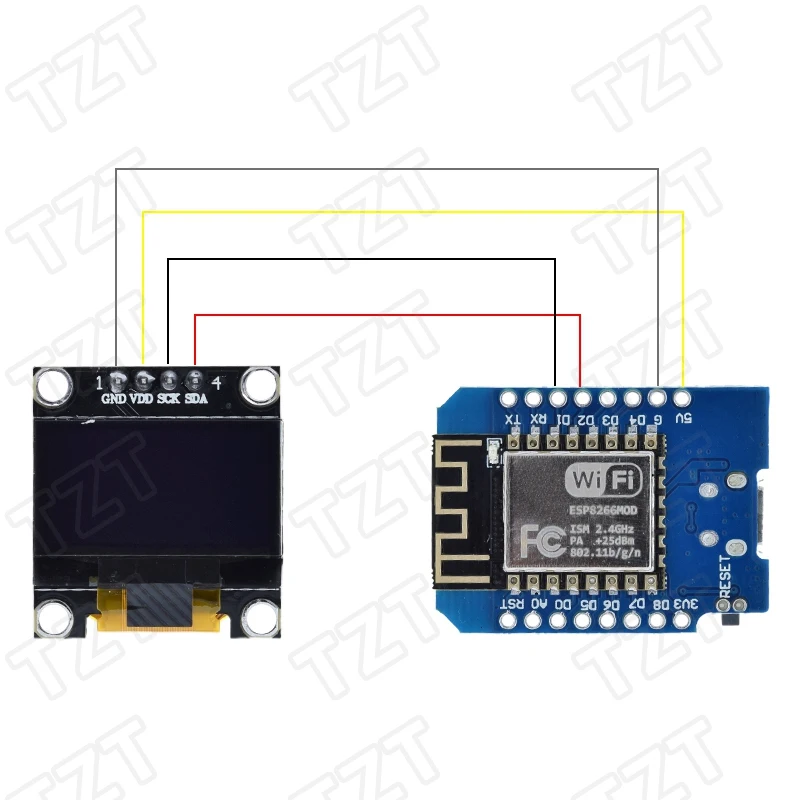 WeMos D1 Mini Pro V3.0 NodeMcu TZT 4 MB/16 MB Bytes Lua WIFI Internet of Things Entwicklungsboard basierend auf ESP8266 CH340G Nodemcu V2 – Detail 11