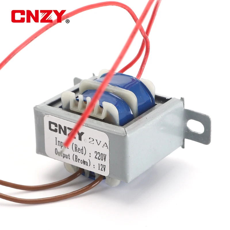 2W EI AC 6V 9V 12V 15V 18V 24V Output Voltage copper core Input 220V 50Hz~60Hz Single/dual voltage Copper power transformer