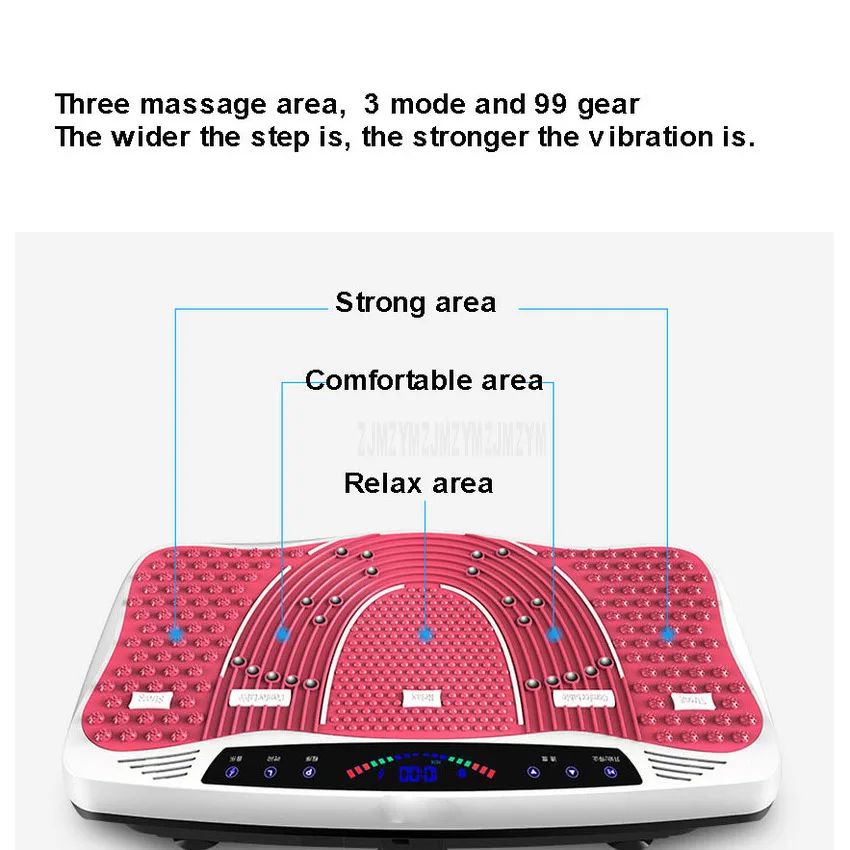 Vibration Fitness Massager 8 Intelligent Mode Electric Vibrating Slimming Belt Vibration Fat Burning Slim Shaking Machine MR1511