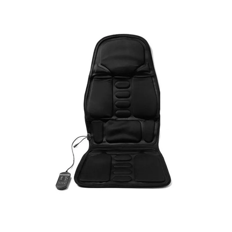 Heated Back Massage Seat Topper Car Home Office Seat Massager Heat Vibrate Cushion Back Neck Massage Massage Relaxation