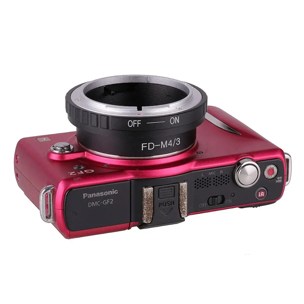 Adaptador de lente FD-M4/3 para cámara Canon FD, montaje a Micro Four Thirds M4/3 mft