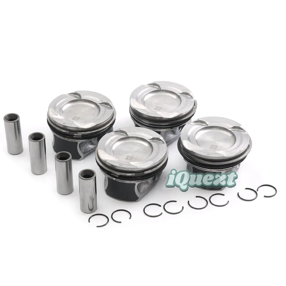 4x Pistons Rings Set STD 2740302317 KS for Mercedes-Benz M274.910 C180 CGI E180 SLC180 1.6L 1595CC Turbocharged Engine