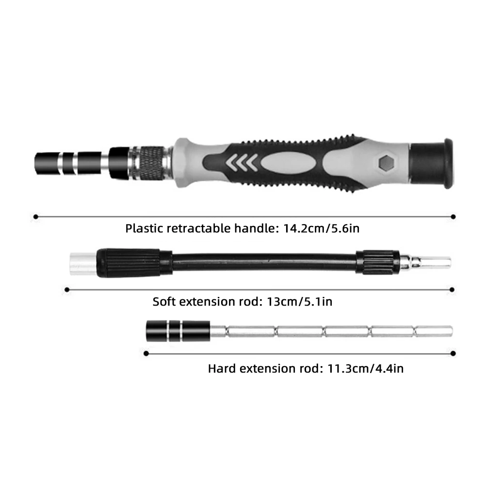 Computer Repair Kit,115 in 1 Magnetic Laptop Screwdriver Kit, Precision Screwdriver Set, Small Impact Screw Driver Set with Case