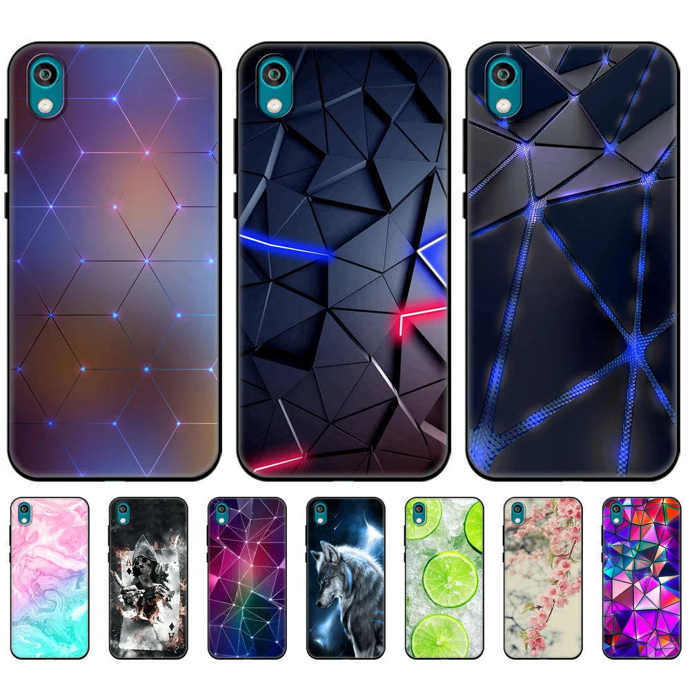 For Honor 8S Case Honor 8S Prime Case Soft Silicon Cover For Huawei Honor 8S 2020 KSE-LX9 Honor8S 8 S Back 5.71'' black tpu case