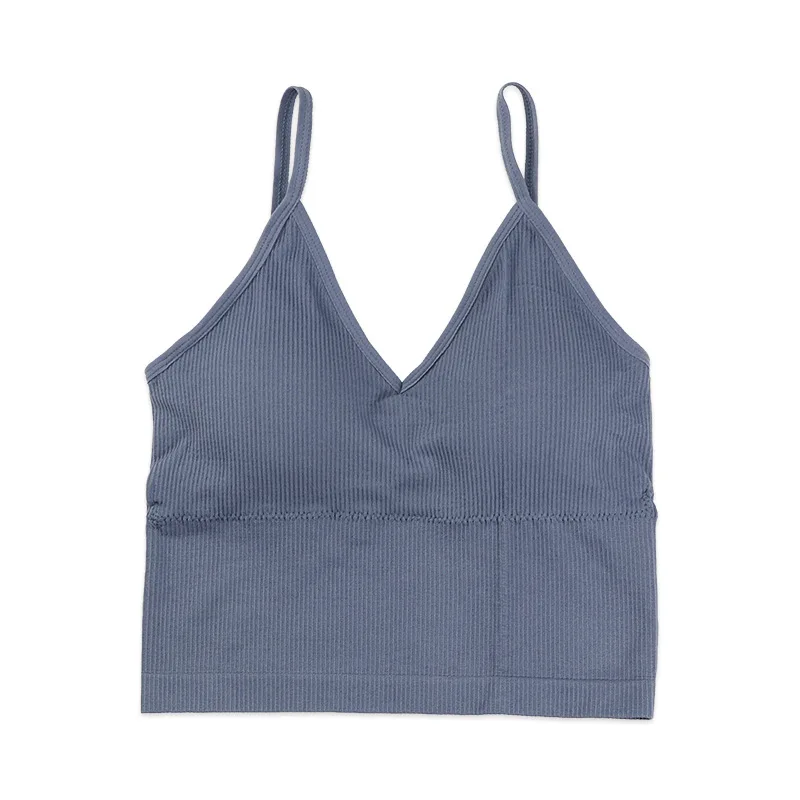 Reggiseni sportivi gilet Fitness donna antiurto Push Up Sport Top senza cuciture esecuzione Yoga reggiseno ragazza palestra allenamento reggiseno