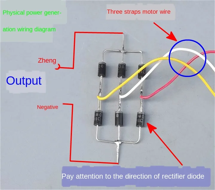 Low-Speed Three-Phase Permanent Magnet Brushless AC Brushless Wind Generator + Ballast 200W Hand Hydraulic Power 12V-300V