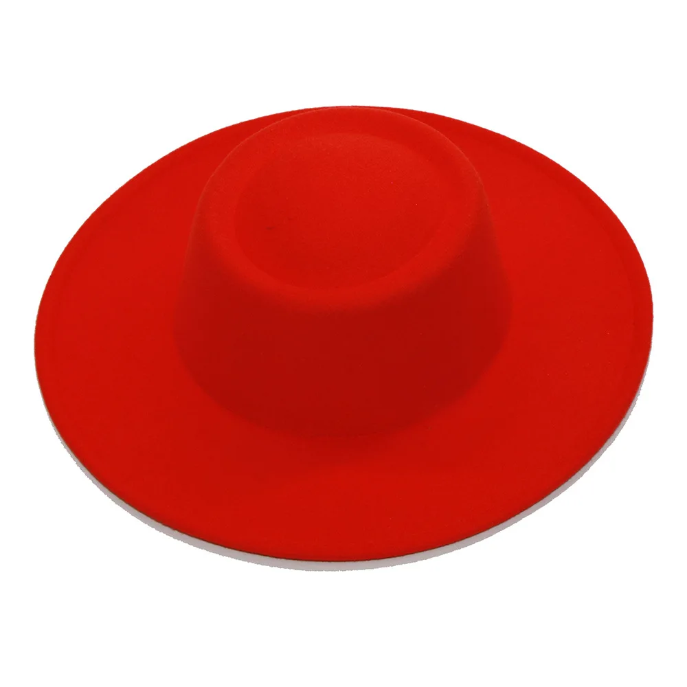 Fedora-Hüte für Damen und Herren, 8,5 cm breite Krempe, Jazz-Hüte aus Wollfilz, 2023, britischer Stil, formelle Panama-Mütze – Detail 16