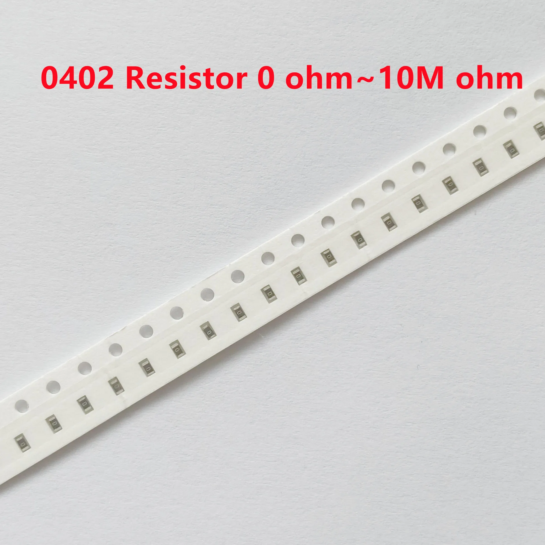 

100pcs 0402 5% 1/16W SMD chip resistor 0R ~ 10M 0 1R 10R 100R 220R 330R 470R 1K 4.7K 10K 47K 100K 1M 10M 0 1 10 100 330 470 ohm