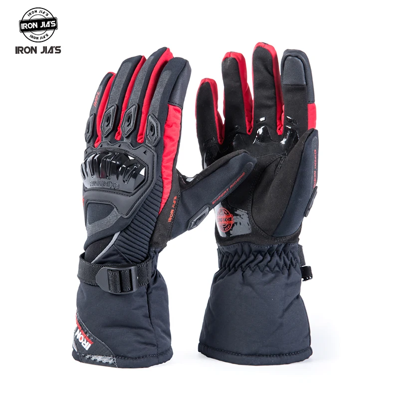 

IRON JIA'S Motorcycle Gloves Touch Screen Winter Warm Waterproof Protective Gloves Guantes Moto Luvas Alpine Motocross Stars