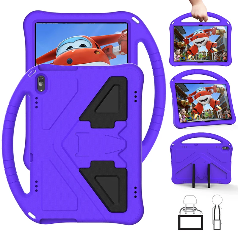 Shockproof Case for Lenovo Tab M10 TB-X505F TB-X605F P10 TB-X705F X705L Kids Cover with EVA Handle Funda Stand