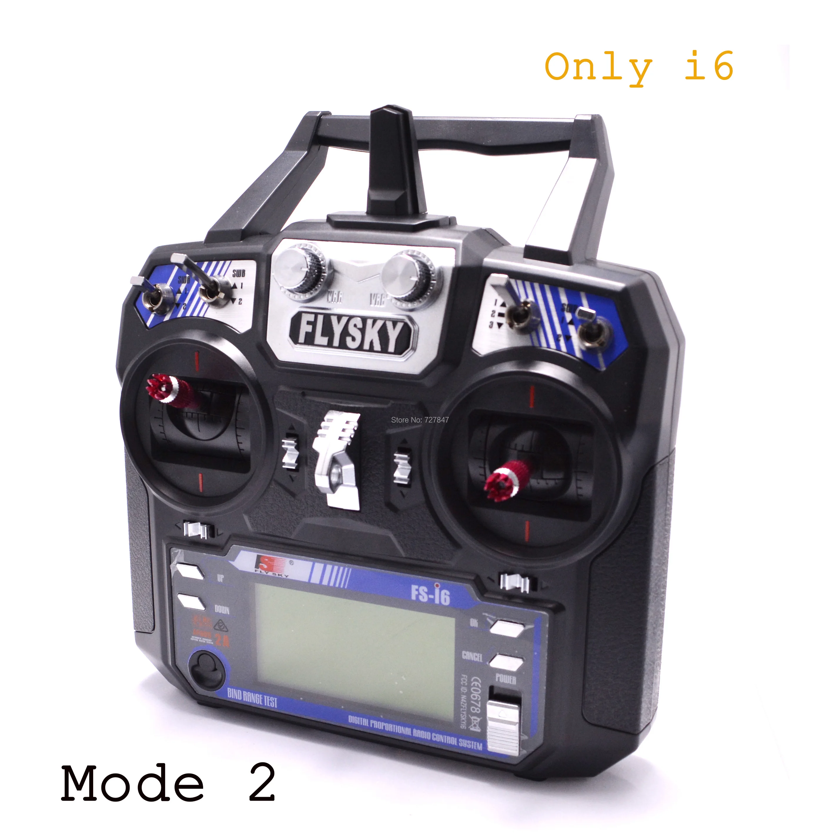 FLYSKY FS-i6 i6 2.4G 6CH AFHDS Transmitter With iA6B X6B A8S R6B iA10B RX2A Receiver Radio Controller for RC FPV Drone Airplane