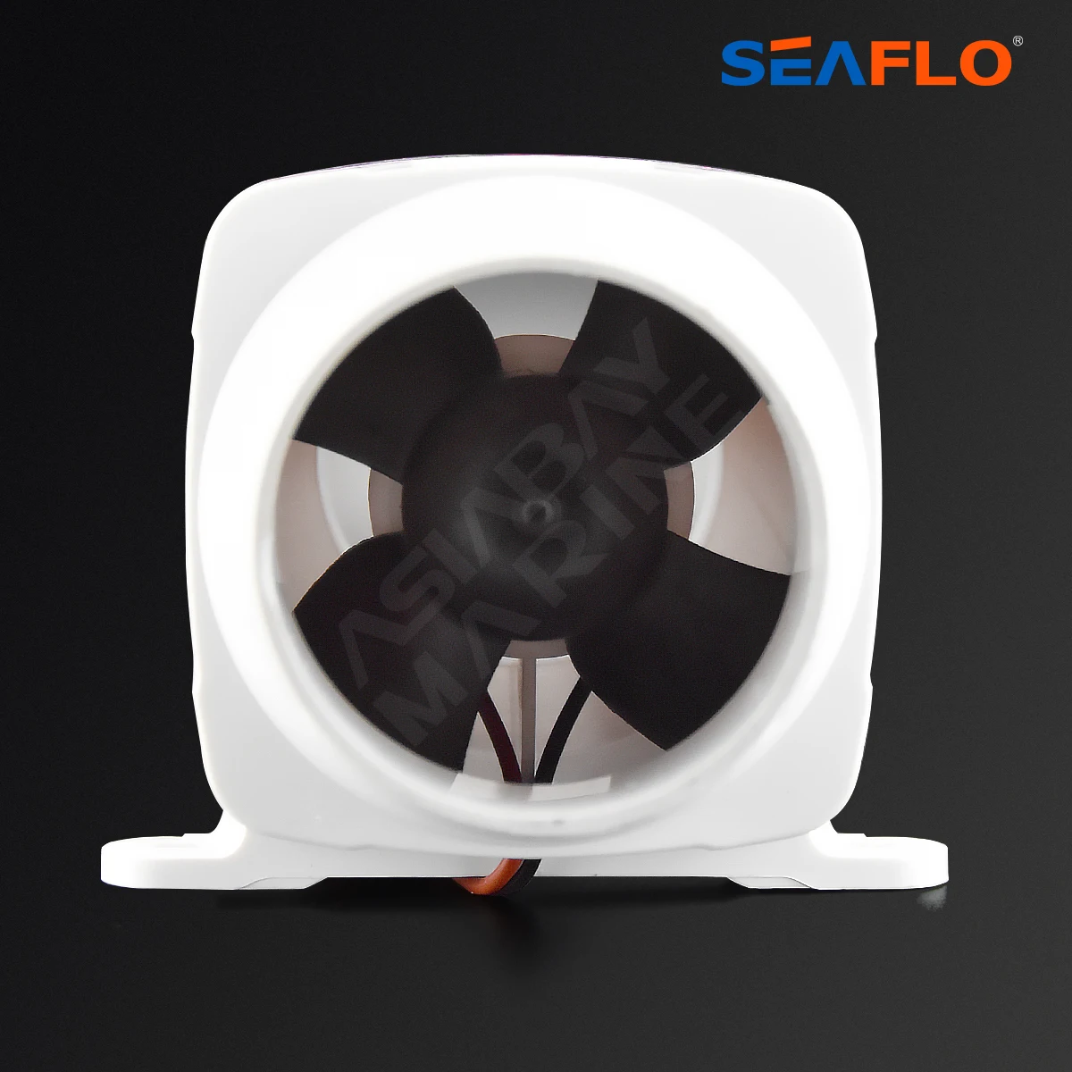 Seflo-船舶用ボートファン,3インチ,75mm,130cfm,dc,12v,24v,4ブレード,rv空気排気,白,SFIB1-130-01, SFIB2-130-01