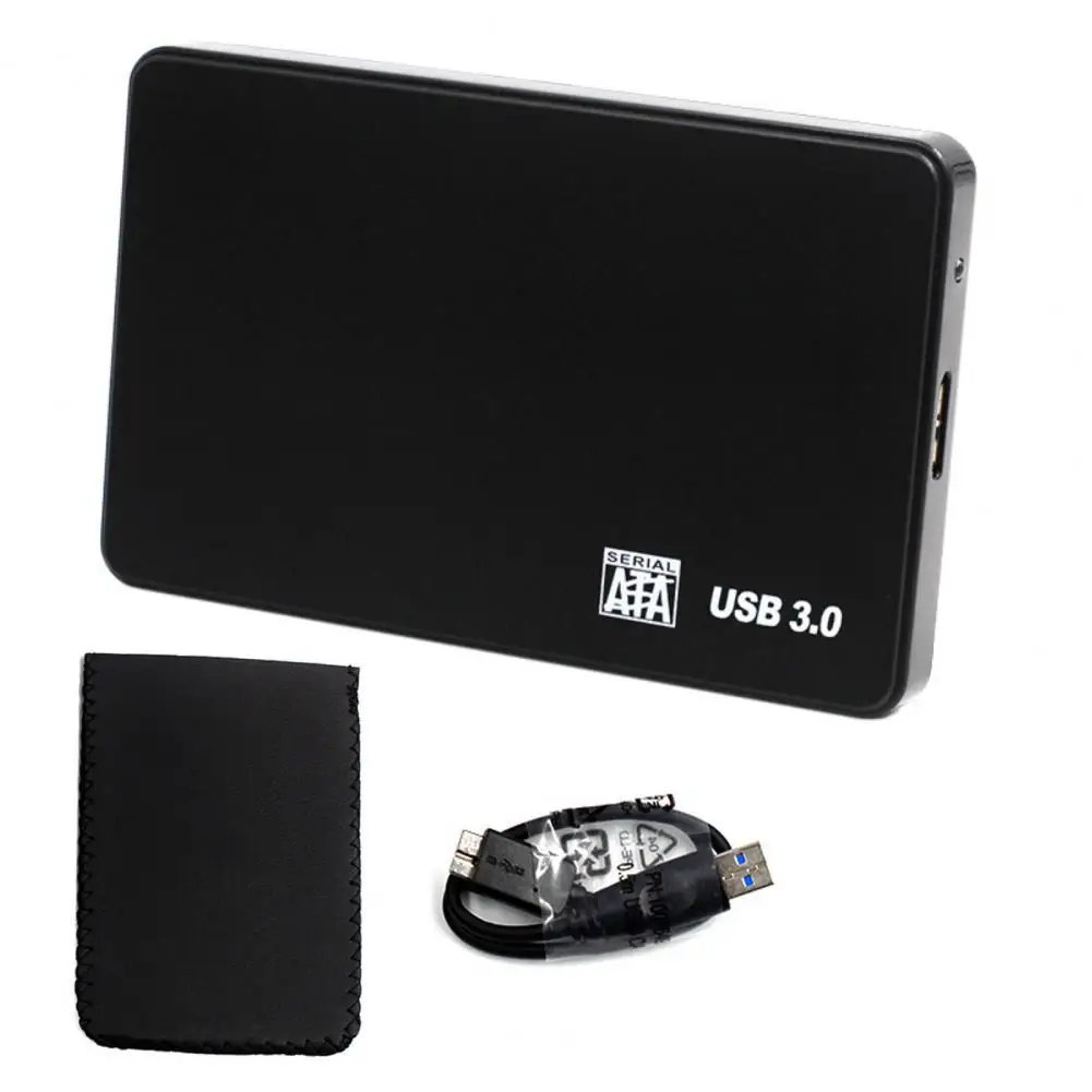 External 2.5-inch SDD HDD Case Hard Disk Box USB 3.0 USB 2.0 SATA USB Mobile HDD Enclosure for MacBook Laptop Computer