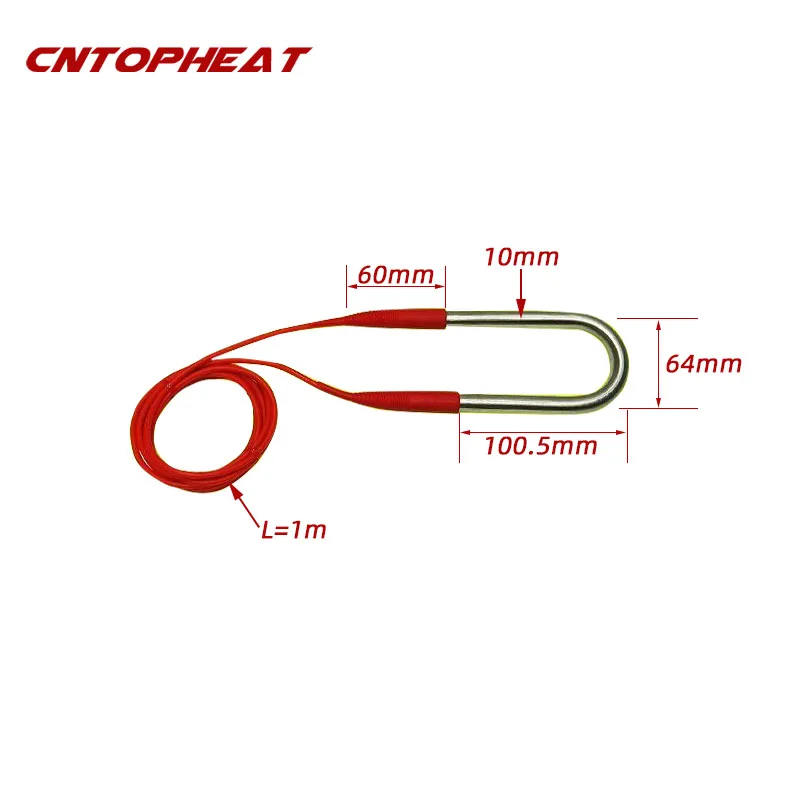 12v DC Immersion Heating Element SUS304 U Type Immersed Heater Resistance for Emergency Water