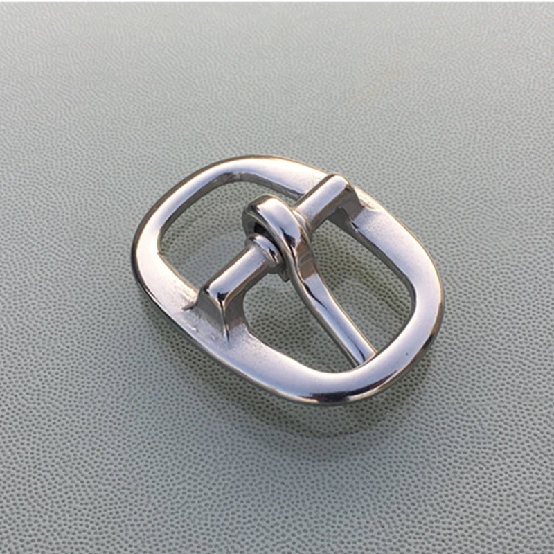 20pcs Stainless Steel Buckle Oval Metal Pin Buckles Leather Bag Garment Accessory 14mm 19mm 21mm