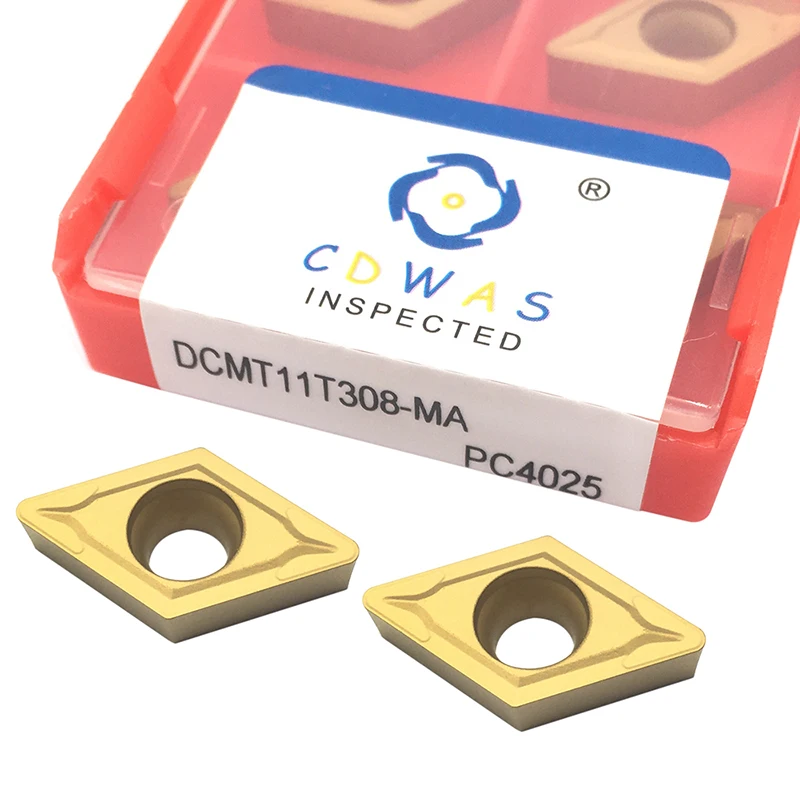 10 قطعة DCMT11T308 أماه PC4025 عالية الجودة كربيد الخارجية تحول أداة DCMT 11T308 CNC مخرطة القاطع أداة ل الصلب الصلب