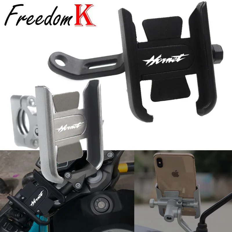 Motorcycle Phone Holder Accessories CBR High Quality  Aluminum Mobile Stand Holder  For CB600 CB519 Hornet 600 900 CBR600