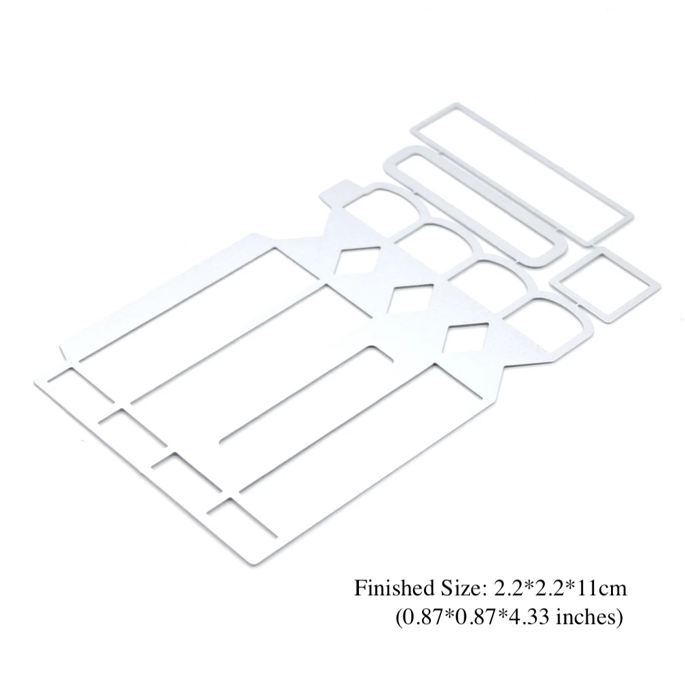 KLJUYP libalsam pudełko na prezenty metalowe wykrojniki szablony do scrapbookingu dekoracyjne wytłaczanie kartki DIY