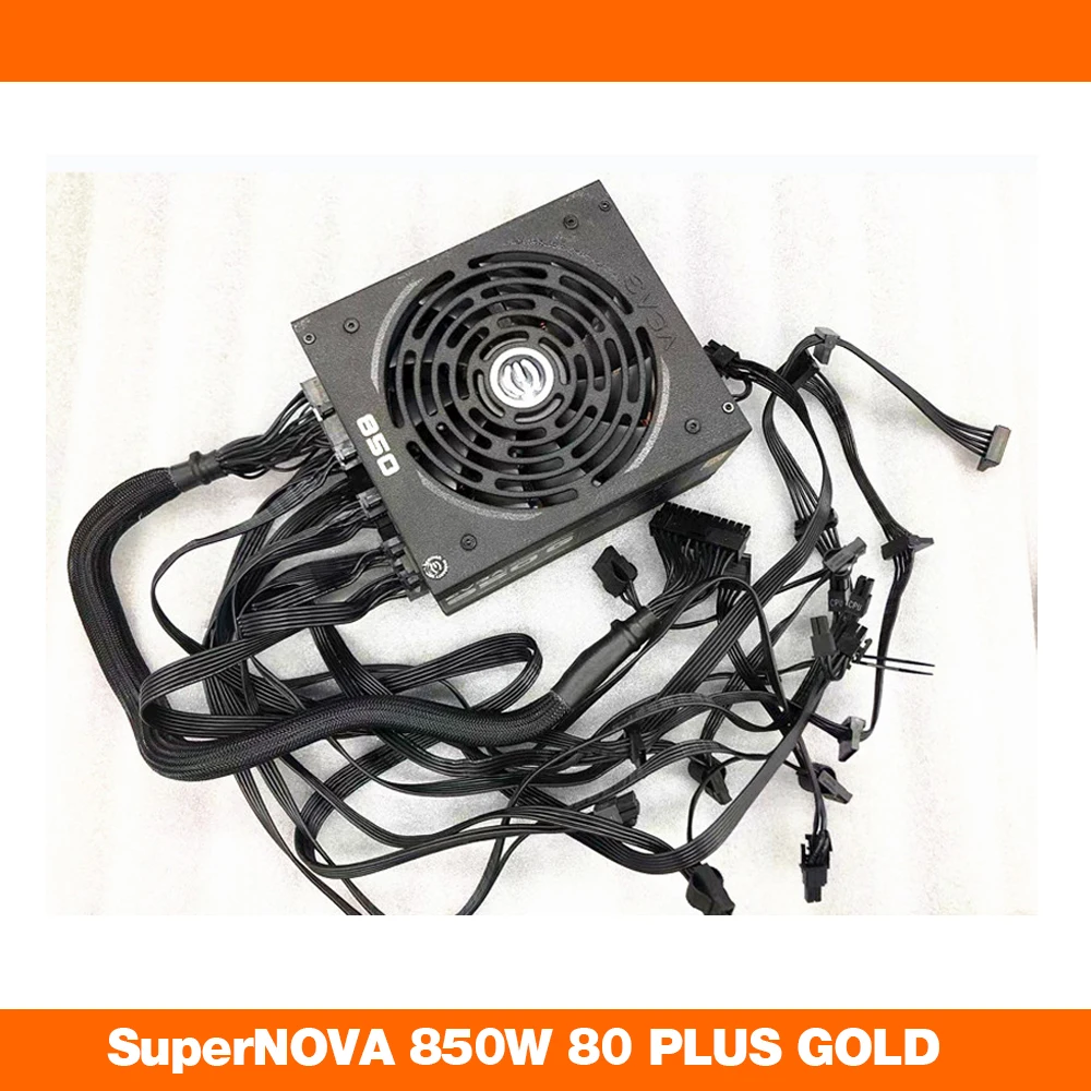 

850G 850W For Evga SuperNOVA 850W 80 PLUS GOLD Full Module Mining Power Supply