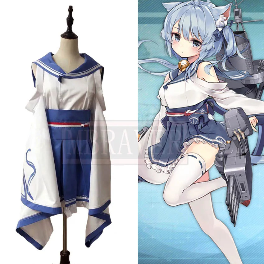 Game Azur Lane Asashio Class Destroyer Zhao Cosplay Costume Halloween Christmas Party Uniform Custom Made Any Size