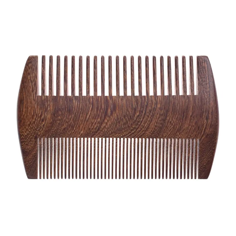 New Handmade Sandalwood Pocket Anti-Static Wood Comb Beard Mustache Hair Brush Combs Hair Styling Accessories