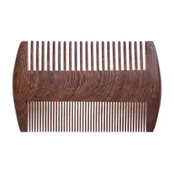 Nuovo pettine in legno antistatico tascabile in legno di sandalo fatto a mano Barba Baffi Spazzola per capelli Pettini Accessori per lo styling dei capelli