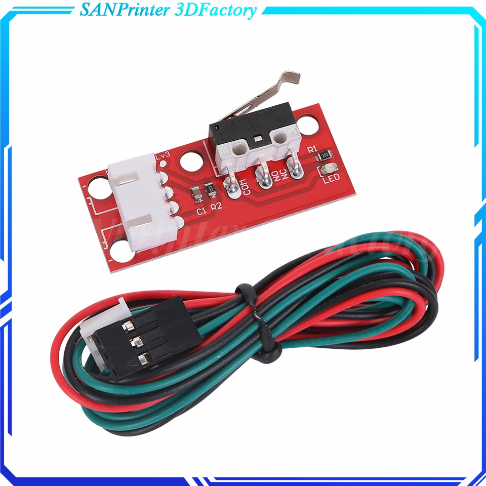 

1pcs 3D Printer Parts Endstop Mechanical Limit Switches with 3 Pin 70cm Cable RAMPS 1.4 Control Board Part Switch