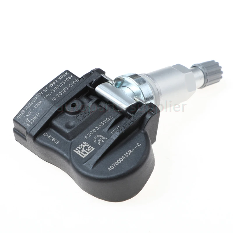 New 407000435R Tire Pressure Sensor TPMS For Renault Megane Laguna Fluence Latitude 433MHZ 40700-0435R