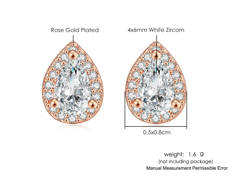 Shiny Ästhetischen Stud Ohrring Für Frauen Neue Jahr Geschenk Piercing Wunderschöne CZ Zirkon frauen Earing Modeschmuck Zubehör E082 – Detail 9