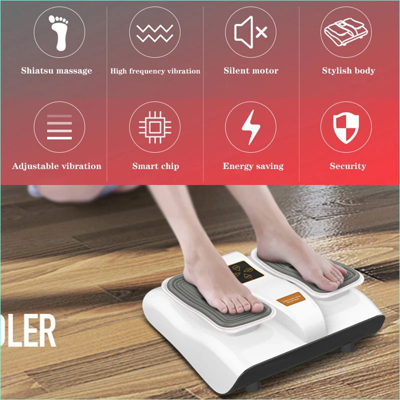 Foot Vibration Massager Electric Vibroleg Foot Massager Pedaling Elderly Stepper The Elder Upper And Lower Limbs Rehabilitation