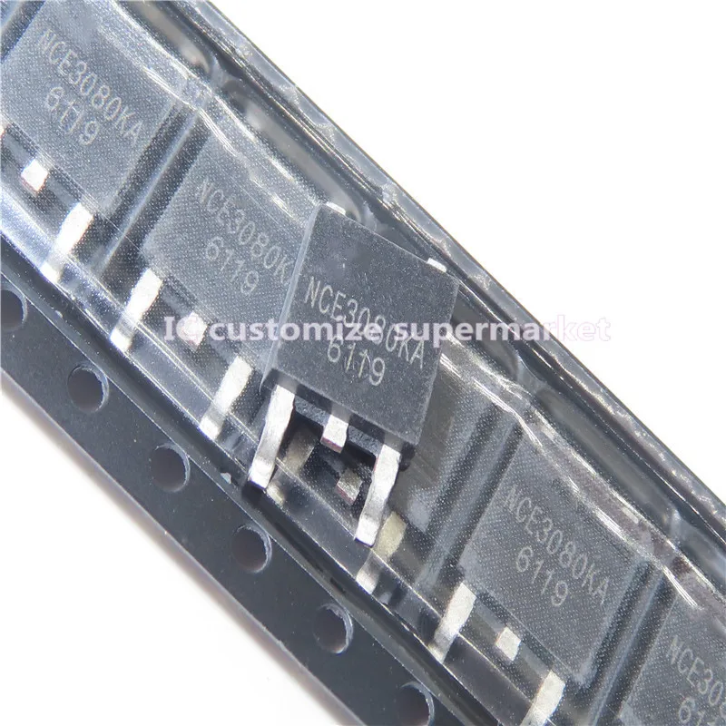10 TEILE/LOS NWE NCE3080KA ZU-252 30V 80A SMD Transistor