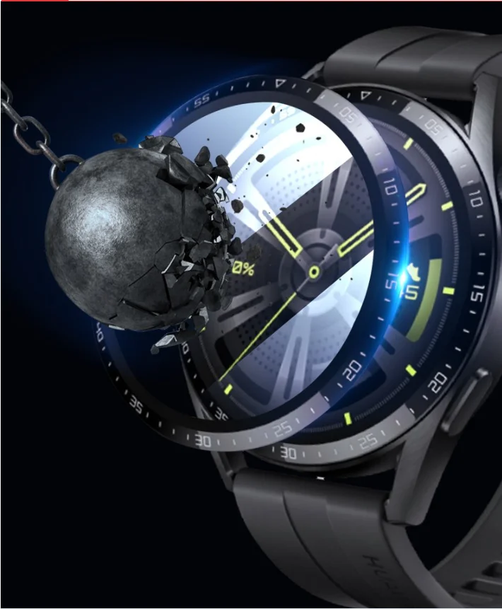 ثلاثية الأبعاد حافة كاملة لينة واقية فيلم حماية غطاء ل هواوي ساعة GT 3 GT3 42 مللي متر 46 مللي متر Smartwatch حامي الشاشة ل ساعة GT3