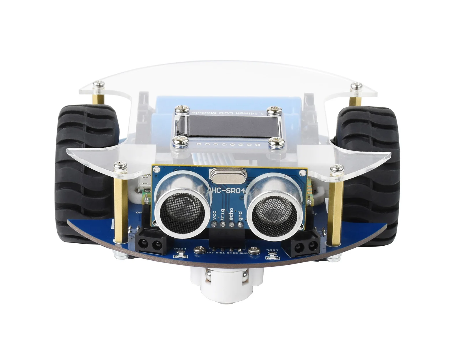 PicoGo Mobile Robot Kit, Based on Raspberry Pi Pico, IR obstacle avoidance,auto line following,Bluetooth/IR remote control