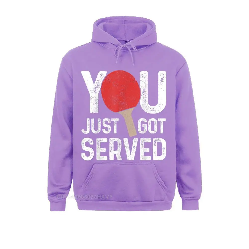 Prevailing Pong You Got Served Table Tennis Player Funny Hoodie Normal Sweatshirts Women's Hoodies Sportswears