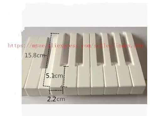 

1 set of piano tuning tools piano keyboard repair accessories white keyboard =52