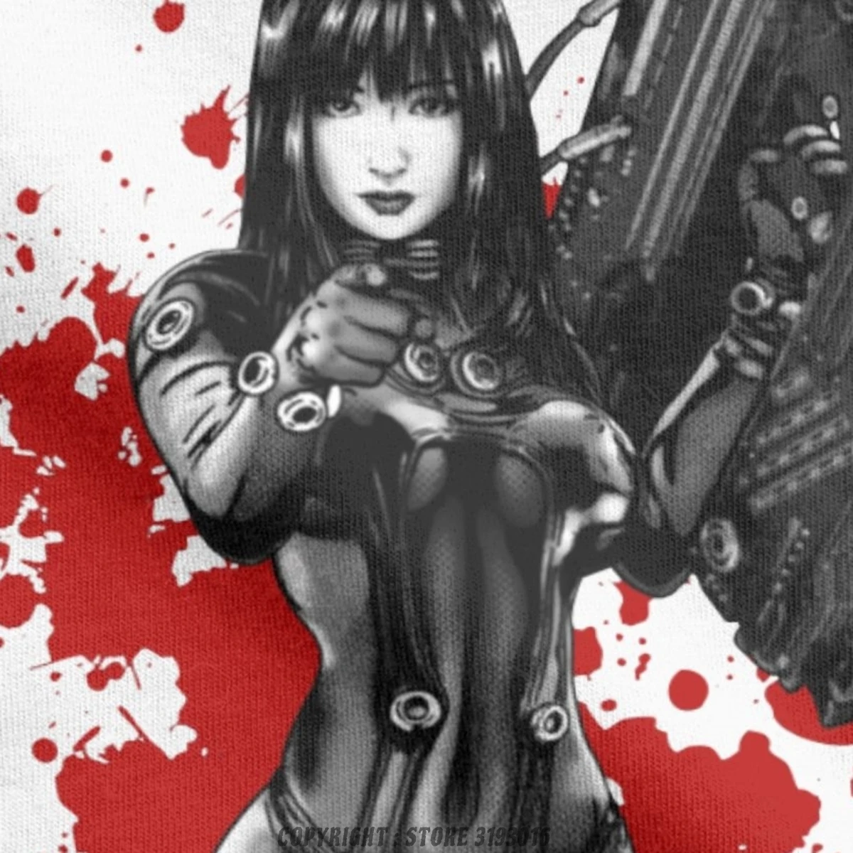 Gantz-تي شيرت قطني للرجال ، ملابس أنيمي يابانية ، كيي كورونو كاتو ماسارو ريكا غون