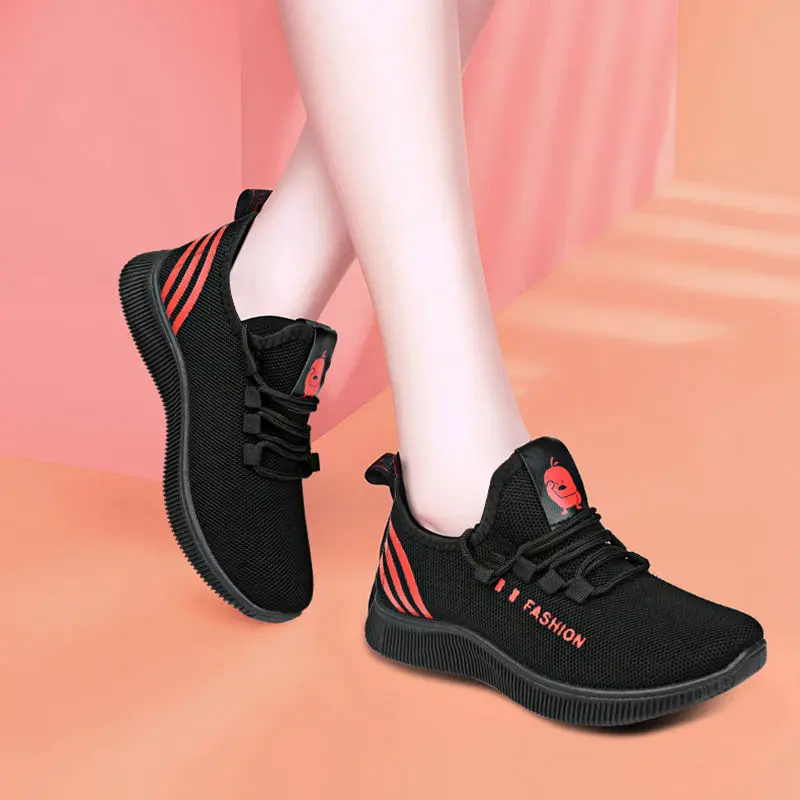 Hot Sale Women Running Shoes Air Mesh Sneakers Breathable Soft Light Woman Sport Shoes Female Walking Jogging Shoes Basket Femme