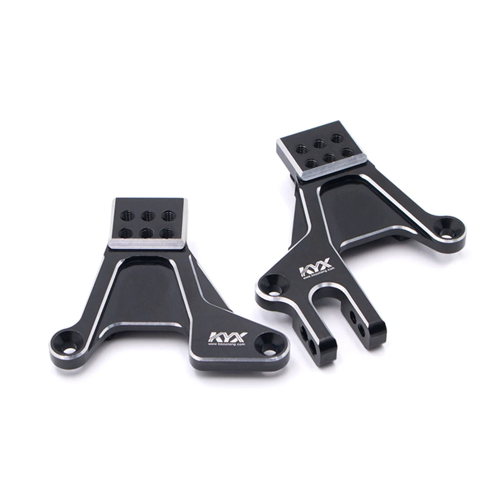 KYX Racing Aluminum Front Rear Suspension Bracket Shock Towers Adjustable Upgrades for 1/10 RC Crawler Car Traxxas TRX4 TRX-4