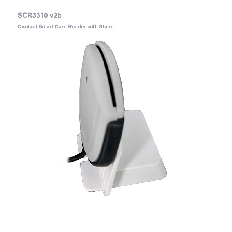 SCR3310v2b is SCR3310 v2.0 with Stand for Bank Card IC/ID card emv 7816 fast ID card reader