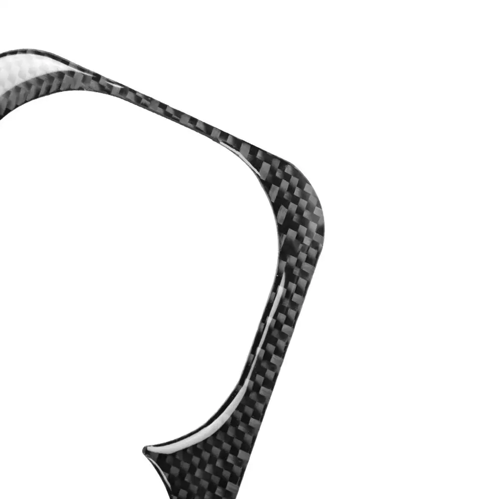 For Mitsubishi Lancer EVO X MR 2008-2015 Rear Seats Cup Holder Armrest Frame Carbon Fiber Sticker Trim Vehicle Car Accessories