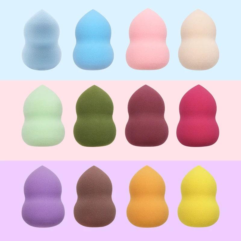 1 pc Makeup Sponge calabash Shape Makeup Soft Foundation puff Concealer Mixed cosmetic makeup sponge tool