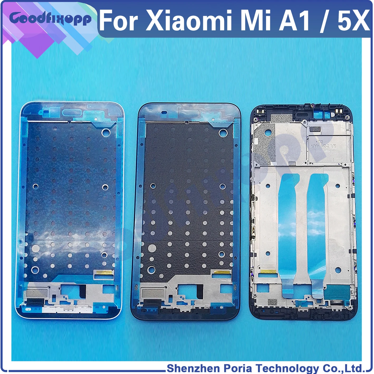 AAA Frame For Xiaomi Mi A1 Mi 5X Media Case Front Frame Screen Frame Middle Bezel Frame For Xiaomi MiA1 Mi5X MDG2 MDI2 Frame