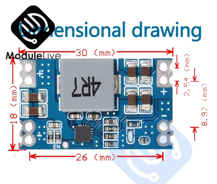 5A DC-DC Mini560 DC Step-down Regulated Voltage Power Supply Module High Efficiency Stabilized Output 3.3 5V 9V 12V Buck Module