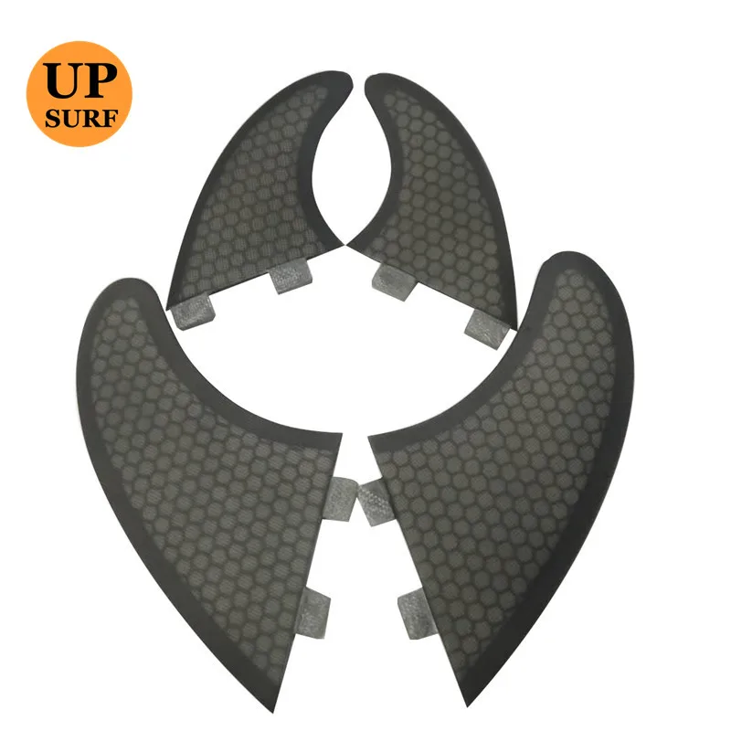 

UPSURF Fin Double Tabs/Single Tabs quad fins keel fins GX rear fin（Foil: 0/50） Fiberglass Surfboard Fin surfboard accessories