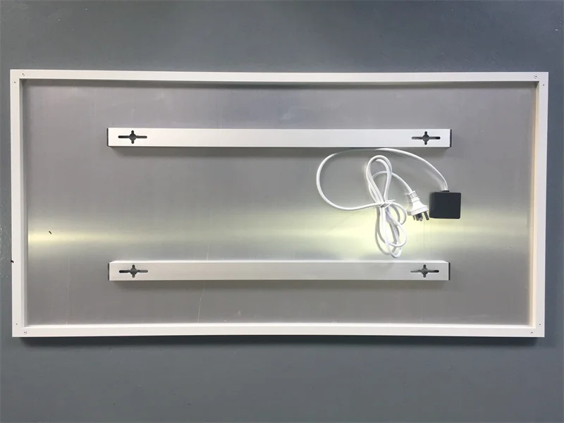 Panel Pemanas Inframerah Jauh Panel Putih Langit-langit Dinding Terpasang Kristal Karbon 180W 300*600Mm Hemat Energi IC-180 Listrik Berguna