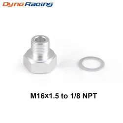 1PC Car Oil Pressure Sensor Adapter LS Engine Swap Male M16x1.5 Female 1/8 NPT High Quality Car Accessories